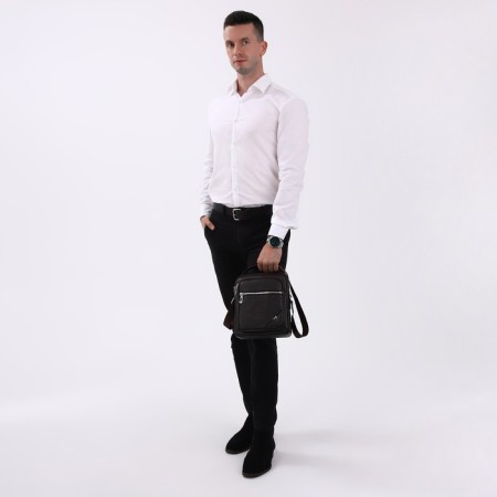 Male bag, brown color-6