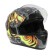 The helmet integral with two visors, size S (55-56), BLD-M67E model, black and yellow