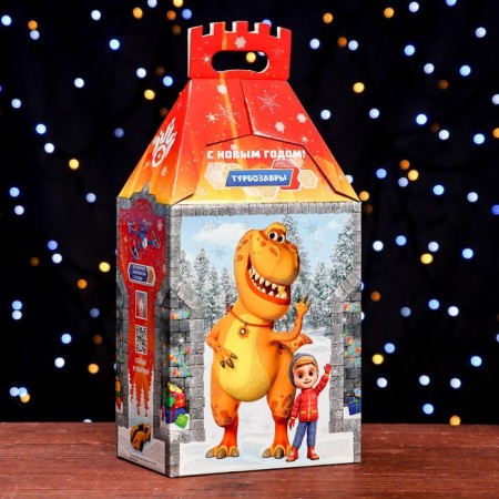 Gift box "Turbosaurs", castle, 19 x 11.9 x 35.5 cm-1