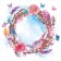 Set of napkins for setting the table "Easter wreath", rectangular, size 32x46 cm, 4 pcs
