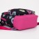Baby backpack on lightning, external pocket, reflective strip, black/pink color