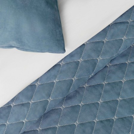 Cover with pillowcases "Tina", size 230x250 cm, blue color-2