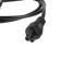 Power cable Cablexpert PC-186-Ml12-1M, Schuko-C5, 10 A, black