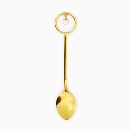 A teaspoon spoon with a handle of New Year's "warm holidays" for the New Year, 11.5 x 2.3 cm-3
