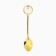 A teaspoon spoon with a handle of New Year's "warm holidays" for the New Year, 11.5 x 2.3 cm