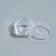 Jars of storage 3.3*3.3*2.2cm set 3 pcs 5g plastic transparent from