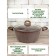Panairo barbara pan, with a lid, the handle Soft-Touch, 2 l