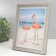 Photo frame plastic 15x20 cm "Gray marble chips" Silver stroke 24x19 cm