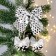 New Year's set "cones and bows", color silver