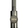 Kitchen mixer Zein Z4961, stainless steel, with a sliding watering can, 2 modes, gray