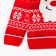 Knitted children's jumper KAFTAN "Santa" size 34, (122-128 cm)