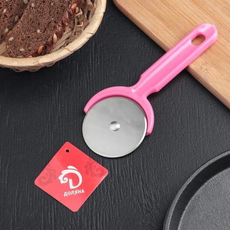 Knife for pizza and dough the valve "Tilt", 16.5 cm, color mix-2
