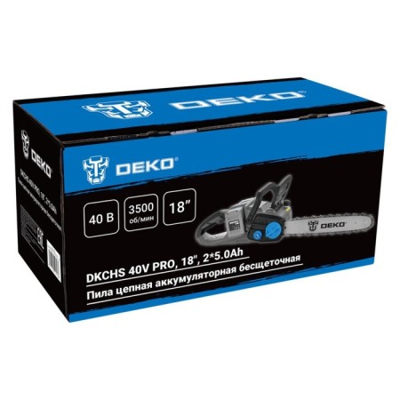 DREAL DREASHING DEKO DKCHS 40V Pro, Brightless, 18 ", 2x20 V, 2x5 Ah, 18"-4