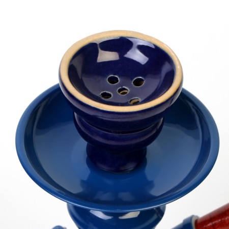 Hookah "tunch", 25 cm, 1 pipe, blue-1
