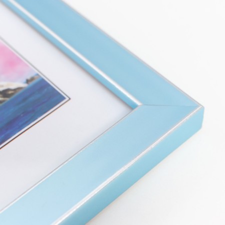 Photo frame Plastic "Watercolor" 10x15 cm, blue-3
