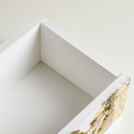 Kashpo Floristic Wooden "Provence No. 7" 24.5x14.5x8 cm-2