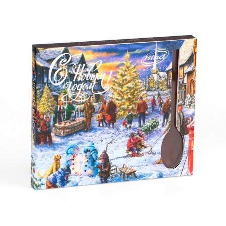 Bind chocolate spoon, mix, 54 g-3