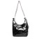 Bag Cross-Body Women's, genuine leather, Ludor black, 20x5x20 cm