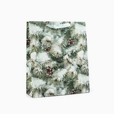 Laminated vertical “Winter spruce”, m 26 x 30 x 9 cm, New Year-1