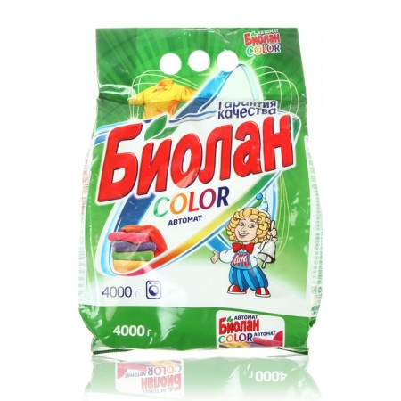 Washing powder "Biolan" Color, Automat, 4 kg