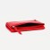 Women's wallet on magnets, red color
