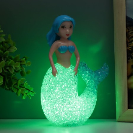 Nightneck "Little Mermaid" Led RGB from 3xlr44 mix 10x10x15.5 cm Risalux-6