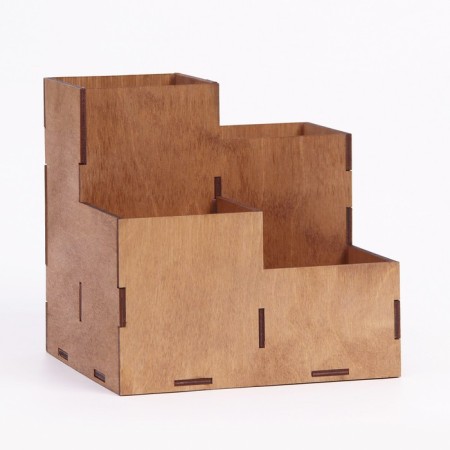 Organizer for the Office "Four" 4 sections, 15 x 15 x 15 cm-1