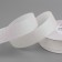 Decorative tape "Squeezes", 25 mm × 9.1 ± 0.5 m, white color with mother of pearl