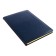 Diary of Leduced A4, 136 sheets of Sidney Nebraska, solid cover, artificial leather, gold cut, liesse, blue
