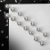 Hanging earrings "path" garland, color silver, 10 cm