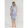 Women's dress, size 54, blue color