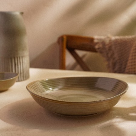 Deep porcelain SL Home "Sandy Breeze", 1.3 l, 26 × 24 × 6 cm, beige color-6