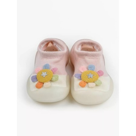Boots-knees children's first STEP Pure Toys with a breathing sole, size 24, pink color-2