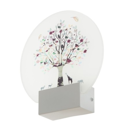 Sconces "Flower tree" LED 6W 4000k white 19.5x6x19.5 cm