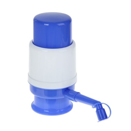 Lesoto mini water pump, mechanical, under a bottle of 11 to 19 l, blue