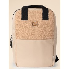 Baby bag, size 11x25x38 cm, beige color