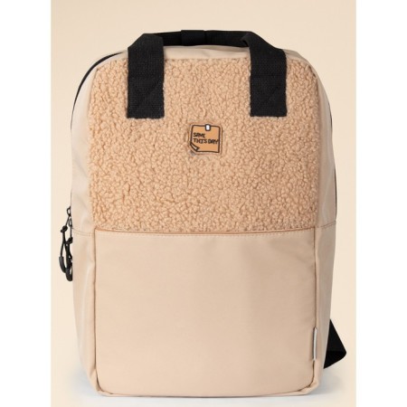 Baby bag, size 11x25x38 cm, beige color