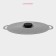 Universal shade, silicone, d = 27.5 cm, gray color