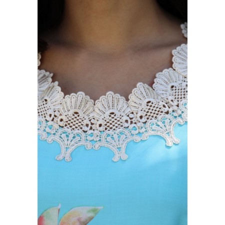 Female blouse, size 42, pink color-9
