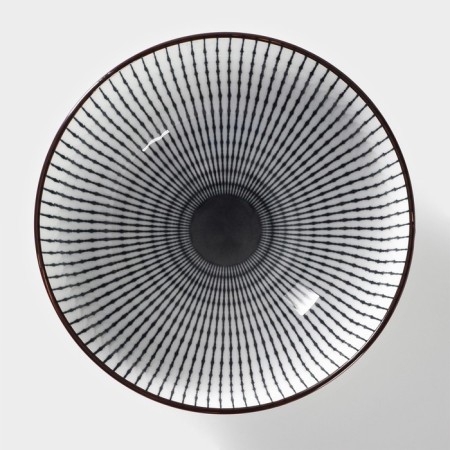 Ceramic "Illusion", 850 ml, white and gray color-1
