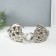 Souvenir ceramics "Two fish - bubbles" silver set 2 pcs 4.8x22x12 4.8x17.5x13 cm