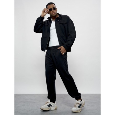 Sports suit men's, size 56, black color-4