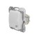 1-seater socket kranz ceramics s/s with a lid s/a 16a fur. Bel KR-78-0216