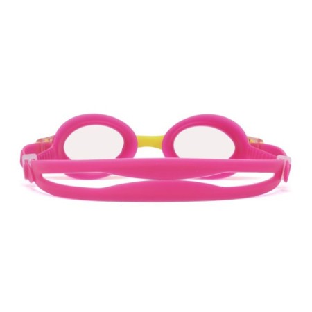 ATEMI M301 swimming glasses, children's, silicone, bright pink/yellow color-2
