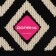 Dalyana Polly's house rug, 90x60 cm, black and white color, polypropylene