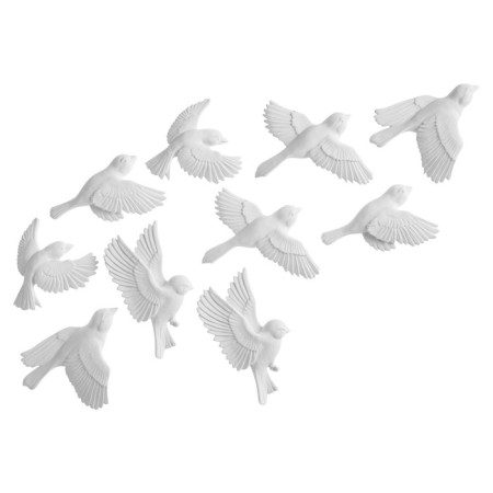 The decoration is wall, gypsum panel "birds" 10 pcs, white-2