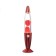 Lava-lamp "Rocket" 1x30W E14-R39 (wax) red 8x8x34cm