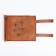 Bag with a field for d & d desses, cubes, 25.5 x 34 cm, brown