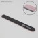 File - emery, abrasiveness 100/180, 18 cm, packing 20 pcs, black color