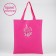 Shoper- "Enjoy" sparkles, without lightning, without lining, pink color